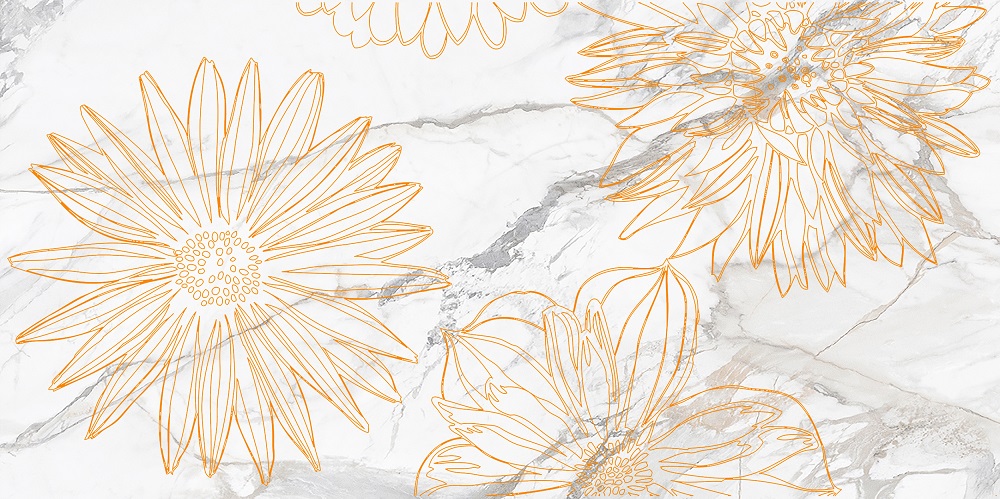 Декор Briere Flower 1 300x600 Beryoza Ceramica