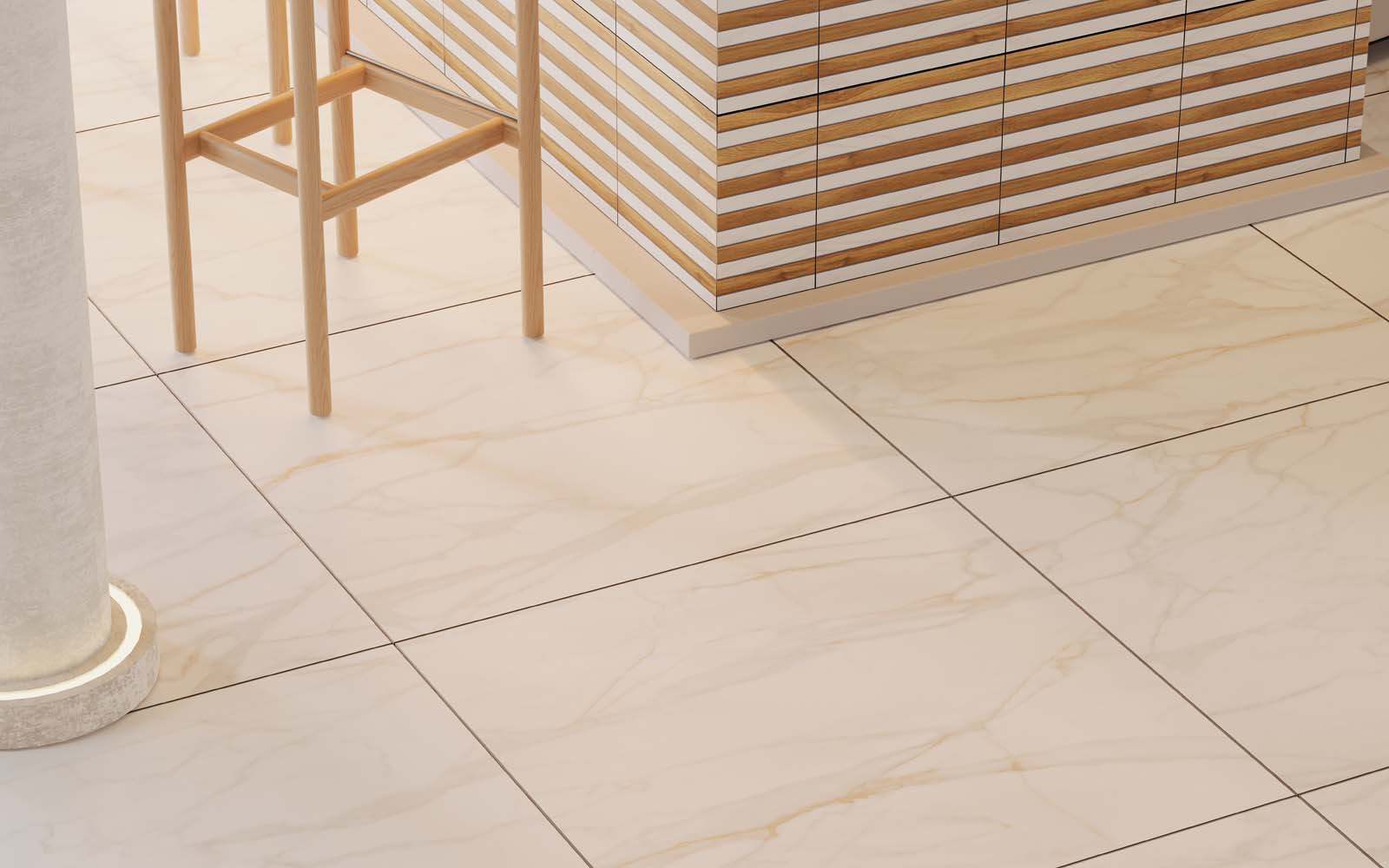 Фальшмозаика SM02 Supreme Corner неполированный левый 30x60x1.0 Ametis by Estima