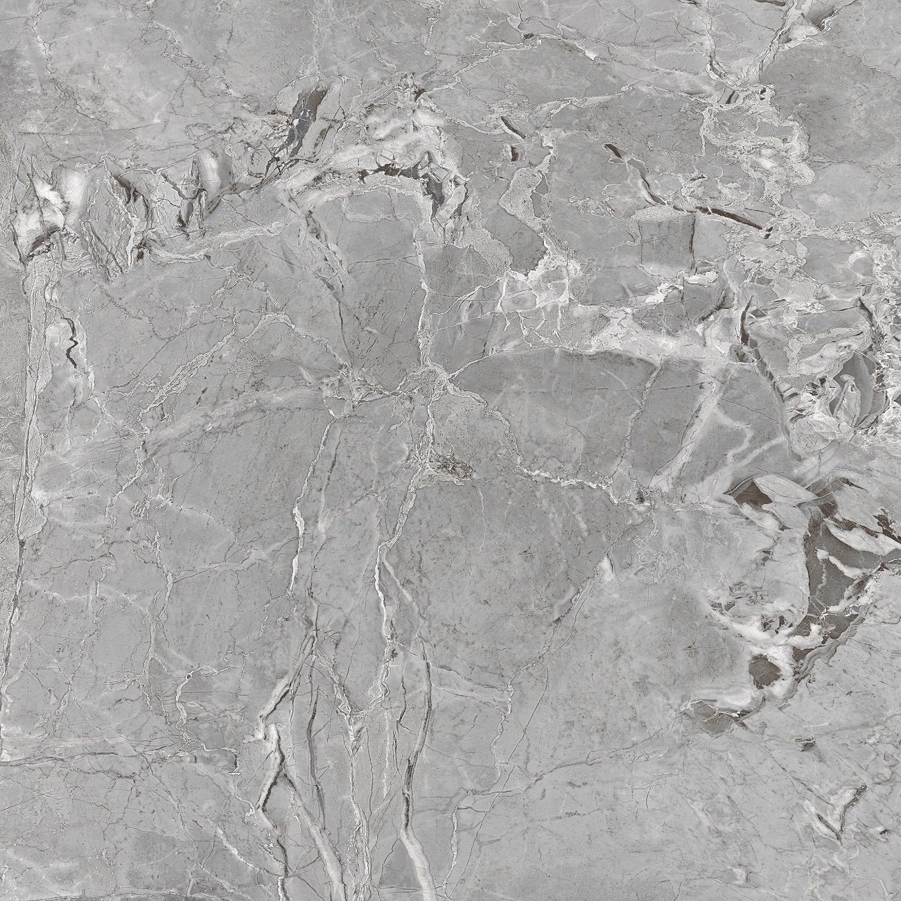 Wixon Grey Shiny Sugar 60x60 Ocean-Ceramic