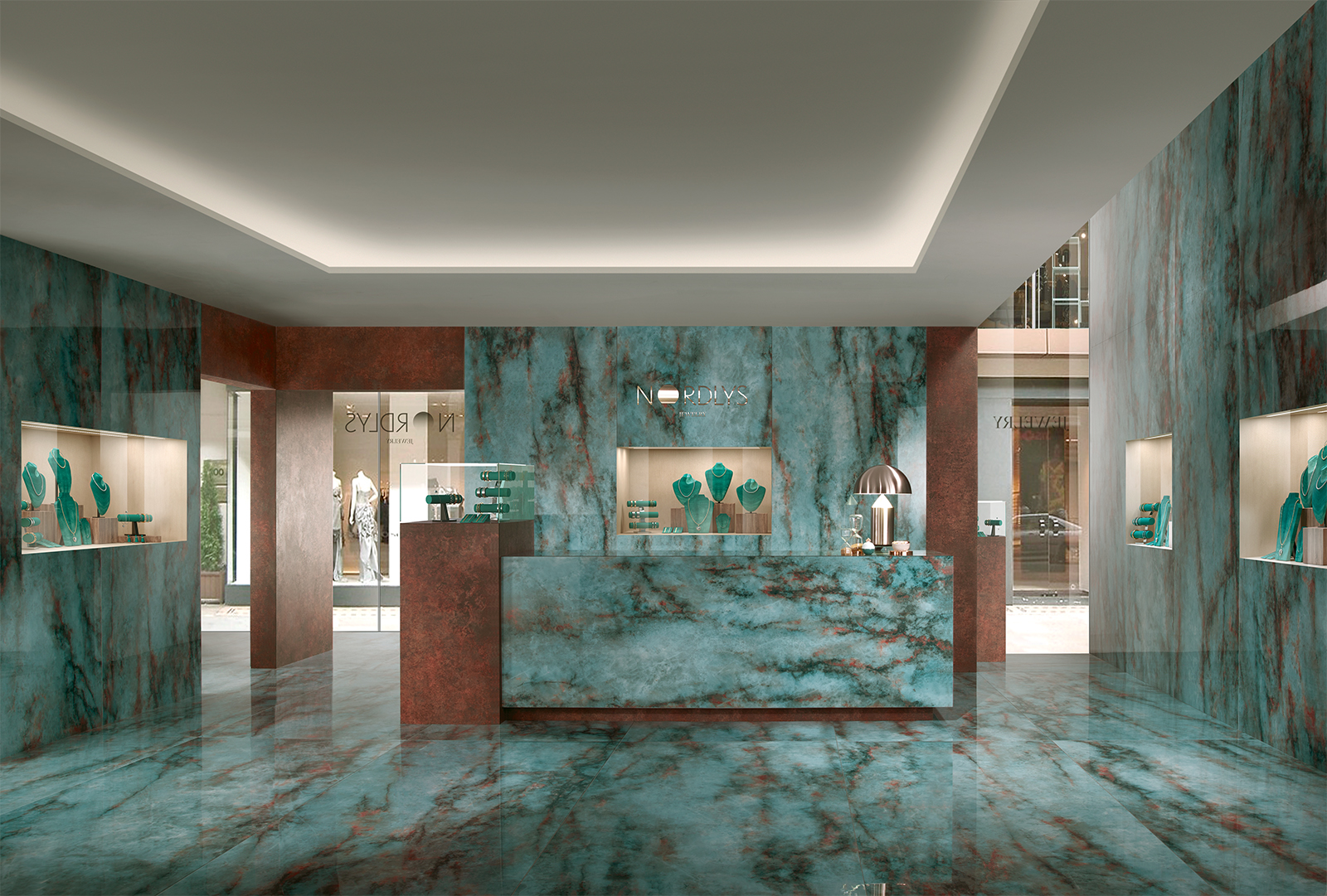 125105 Patagonia Zaffiro Lucidato Ret 60x120 Tagina Ceramiche