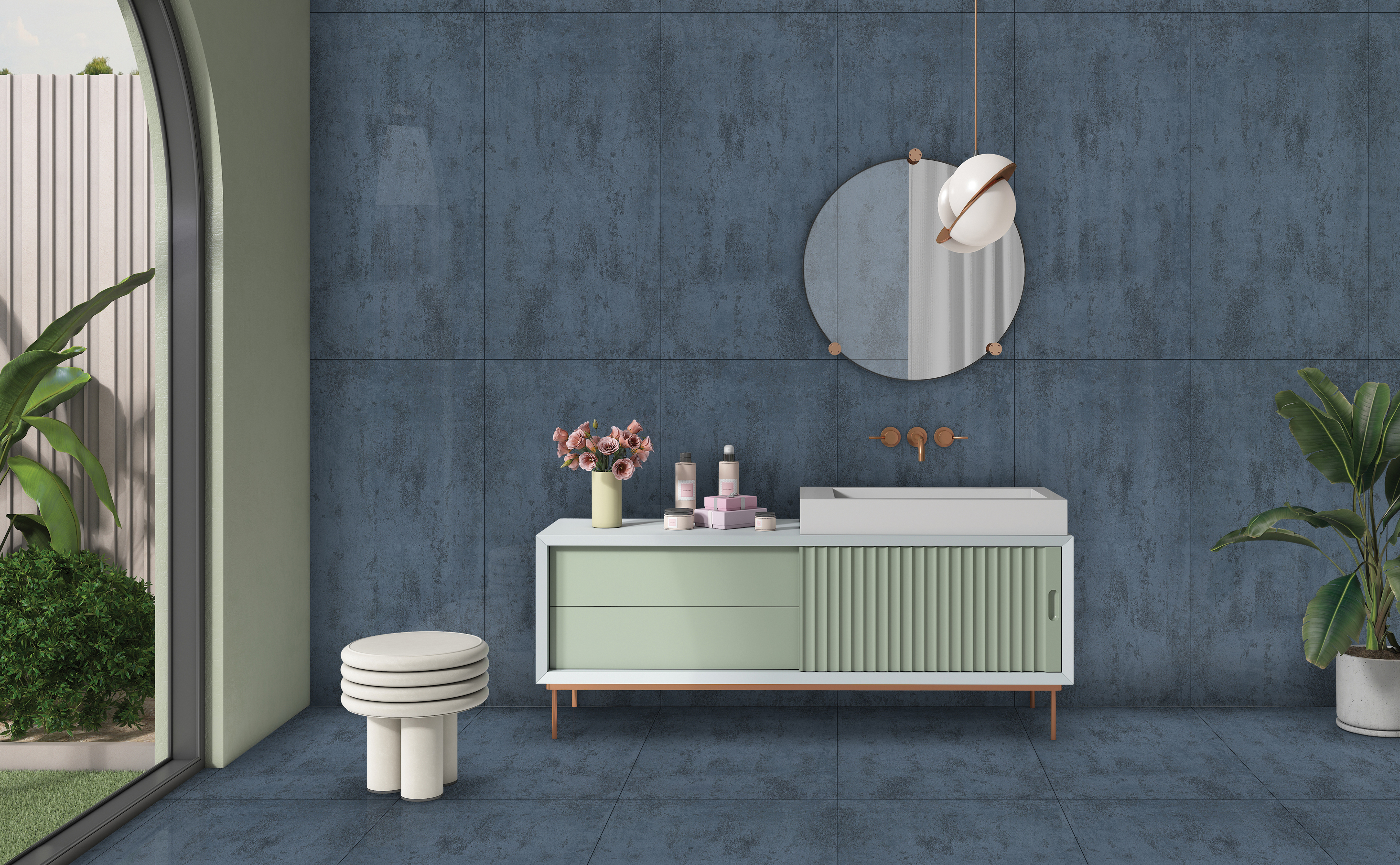 NTT99608M Metallic Azul 60x120 NT Ceramic