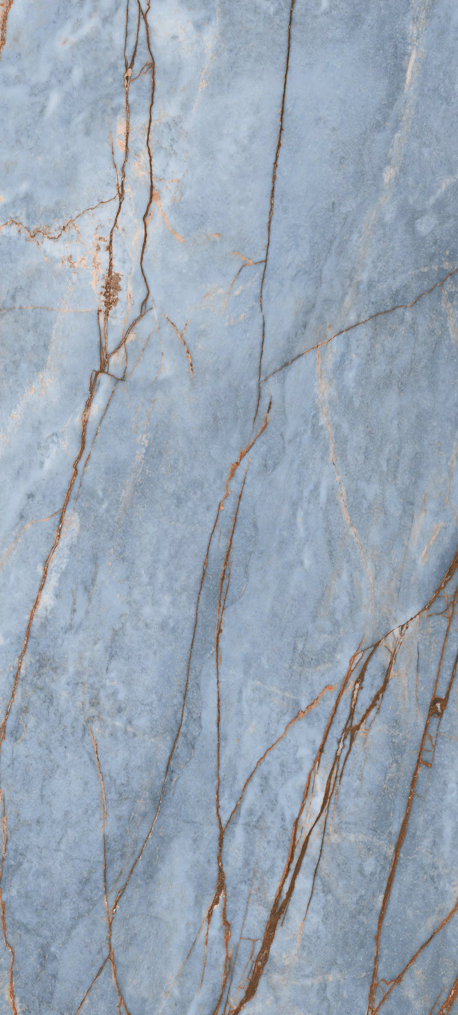 774694 Heritage Luxe Azure Glossy 6mm 120x280 Rex Ceramiche фото 2