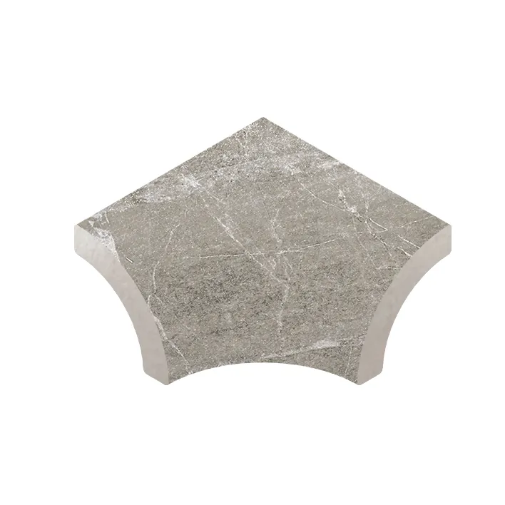 Планка радиальная внутренний угол Marble 431 Arian R9 33х42х50 Kerastep