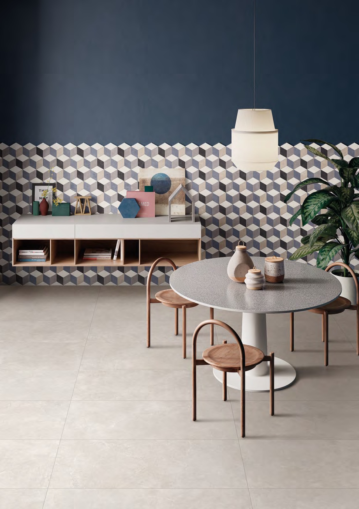 EHWP Totalook Mosaico Sequenza Bianco Naturale 30x30 Emilceramica