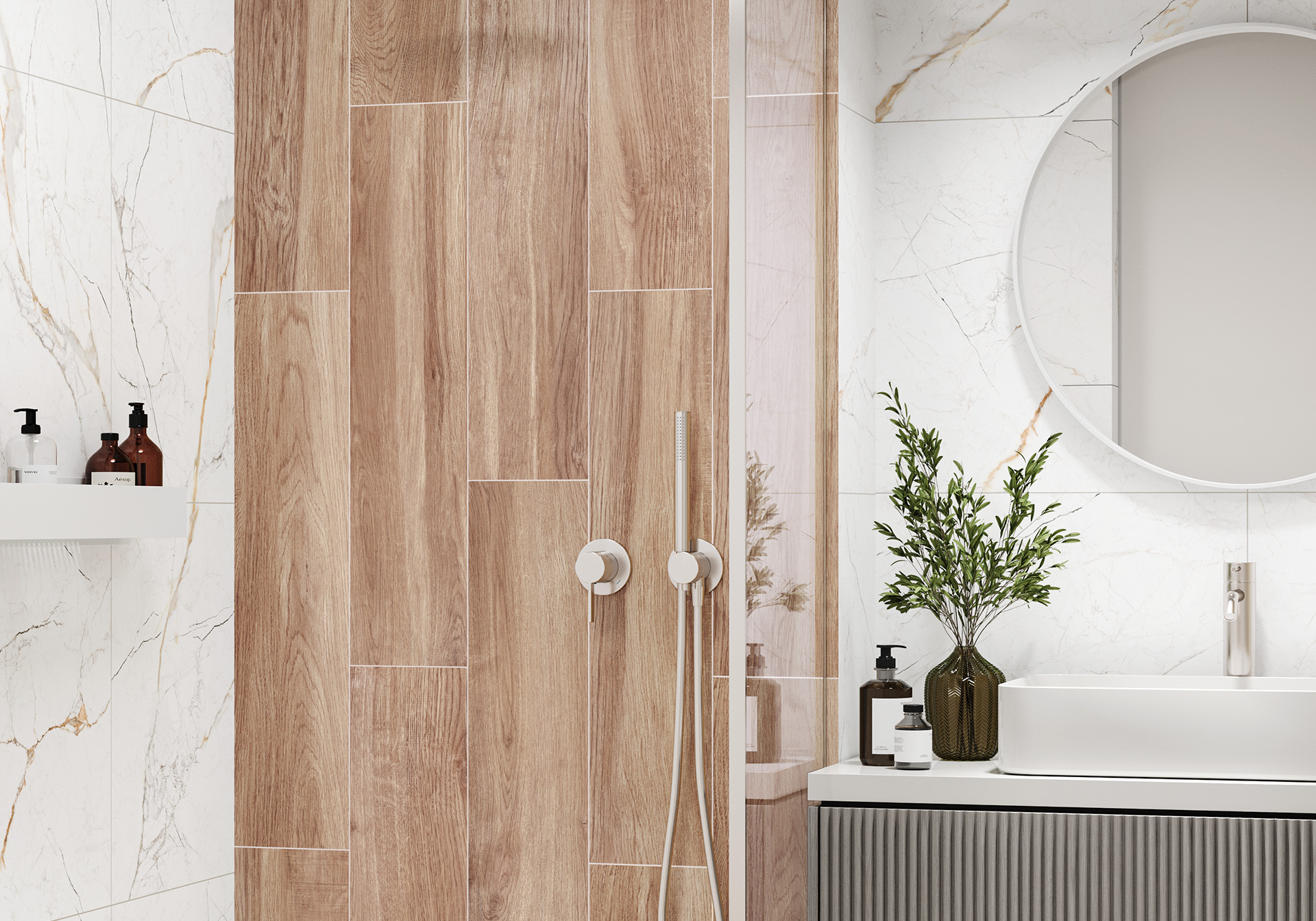 GFA2090HMP40R Hampton матовый карвинг 200x900x7 Alma Ceramica (Уралкерамика) фото 28