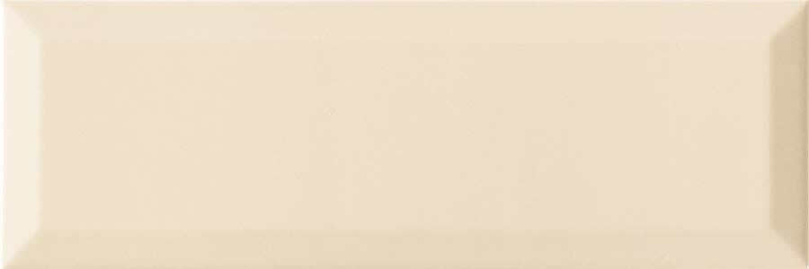 Brillo Bisel Crema 10x30 Monopole Ceramica