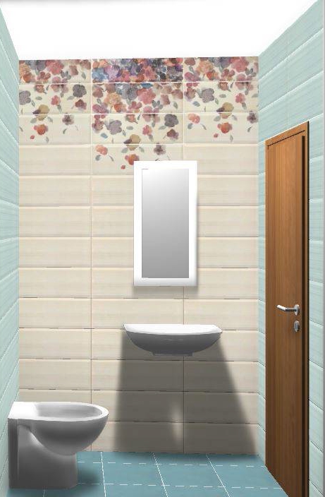 Abacus Azul 33,8х33,8 Ape Ceramica
