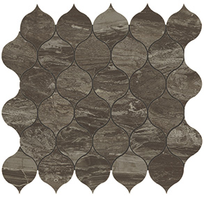 9EDB Marvel Absolute Brown Drop Mosaic 27.2x29.7 Atlas Concorde