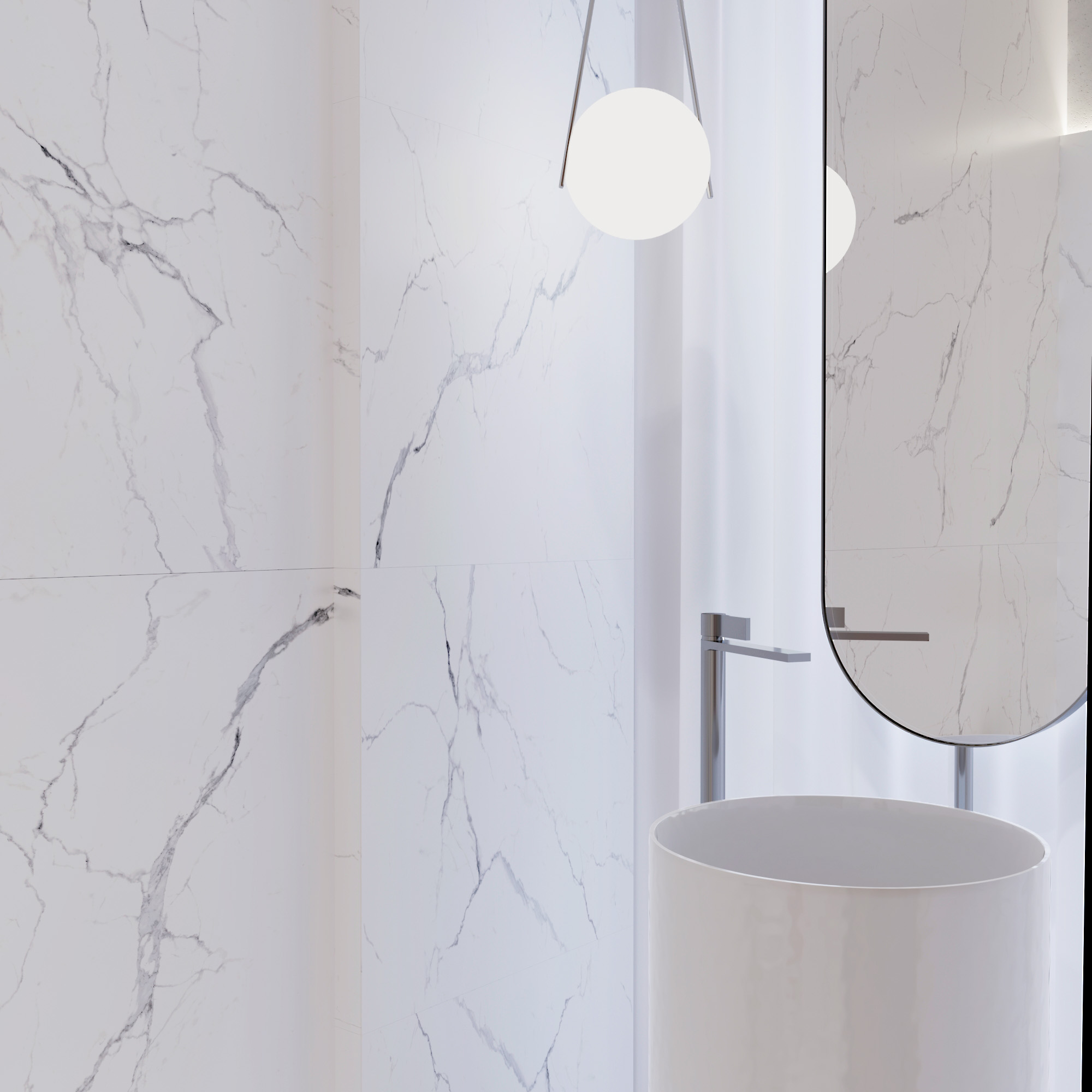 RT7018-A Carrara White Matt Rustic 60x120 Arcadia Ceramica