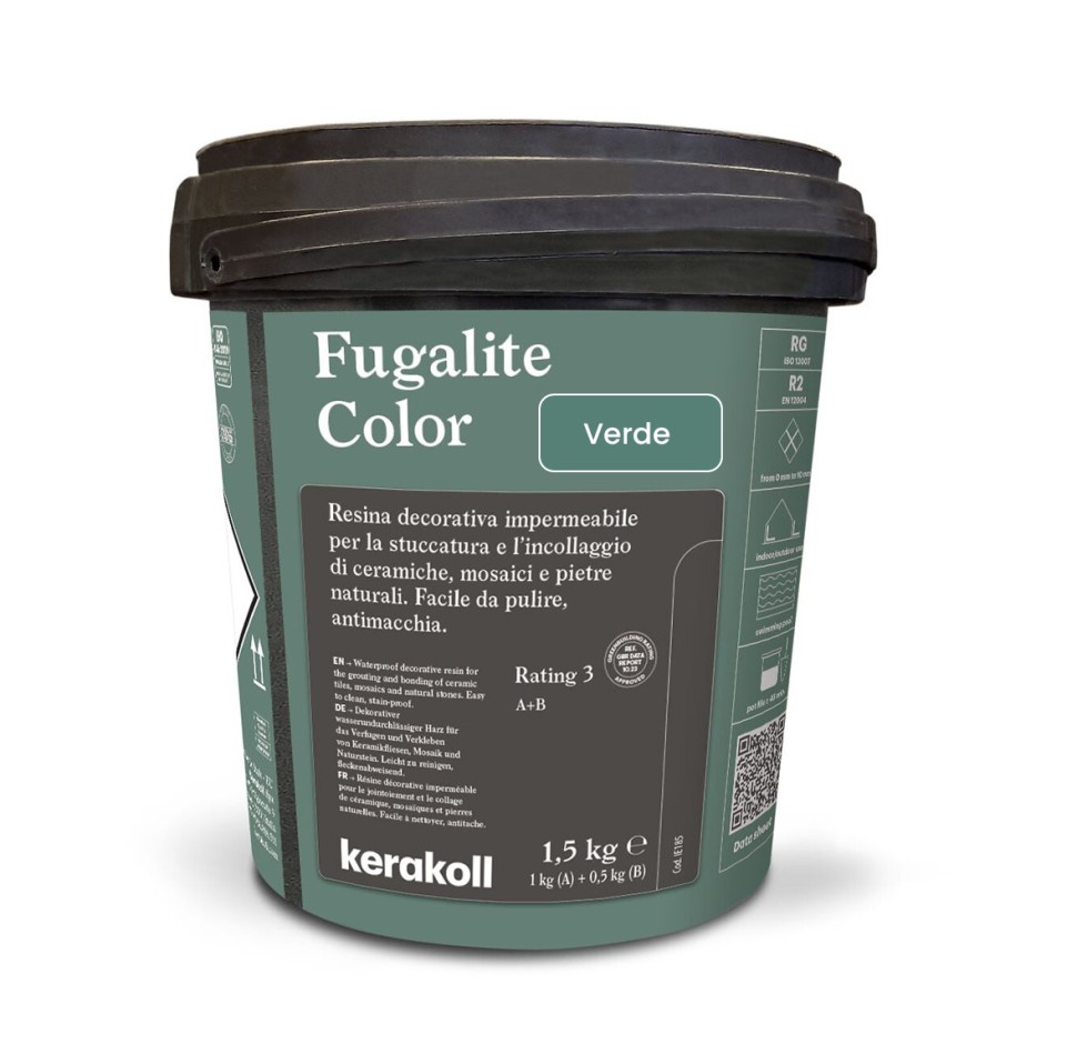 Эпоксидная затирка Fugalite Color Verde 1,5 кг Kerakoll