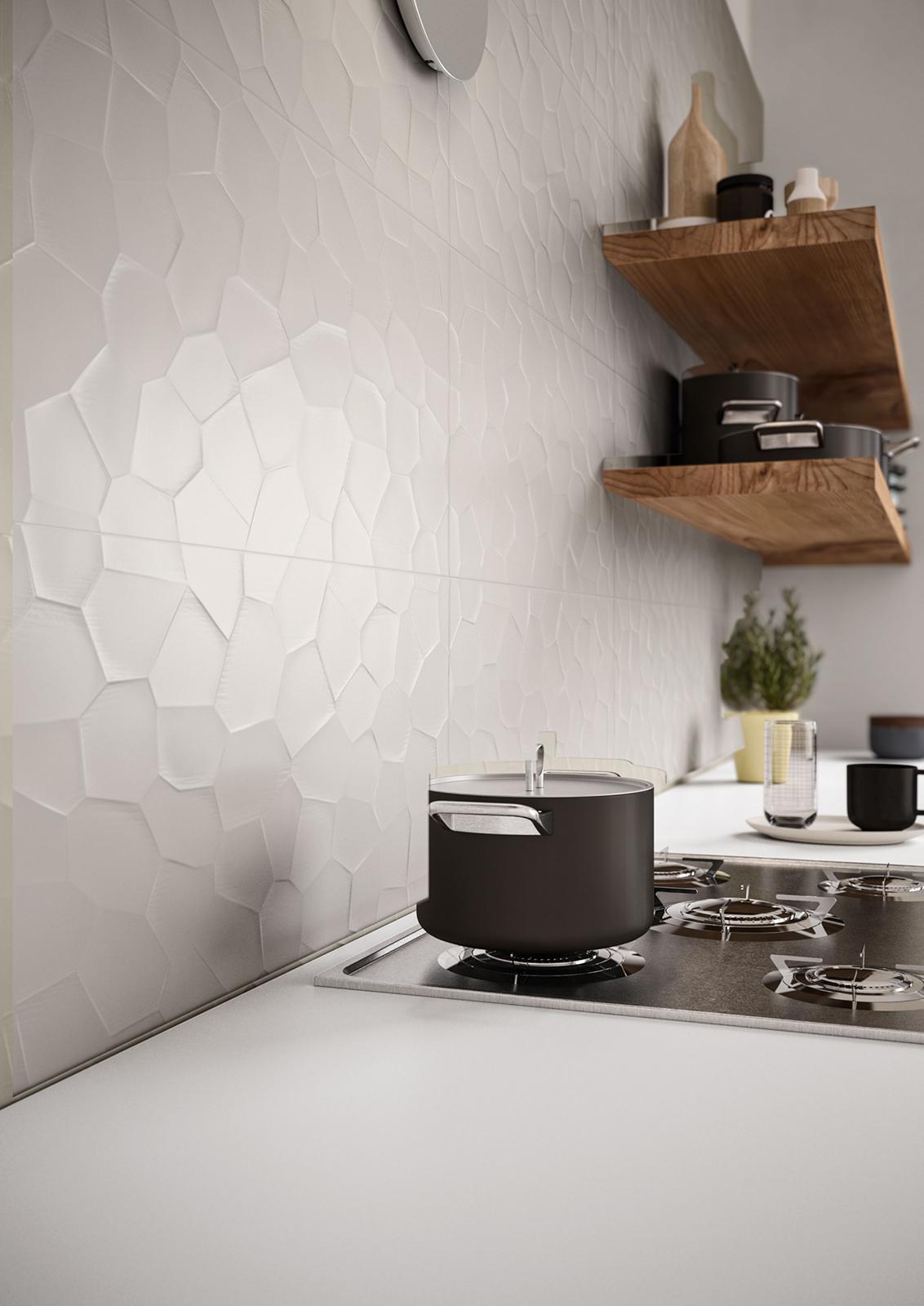 MNGC Color Code Bianco Struttura Move 3D satinato 30x60 MARAZZI Italy