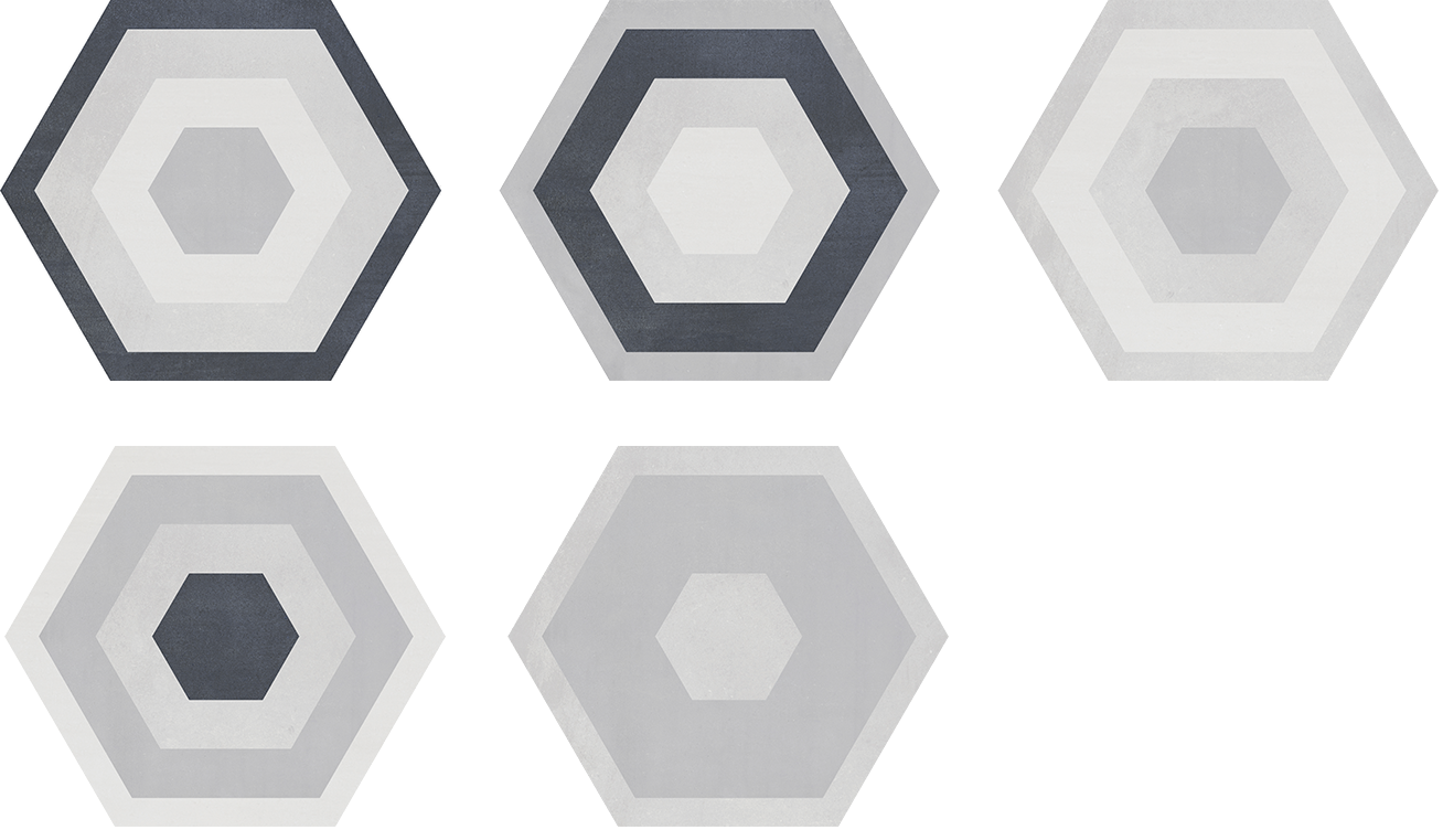 Starkdec Gris mix 25x29 Geotiles