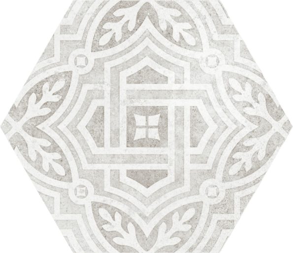 22099 Hexatile Cement Garden Grey 17,5x20 (17 видов паттерна) EQUIPE