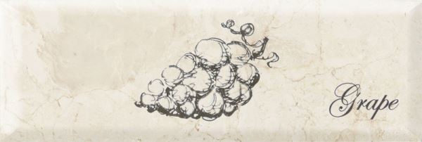 Decor Fruit Mistral Grape 10x30 Monopole Ceramica