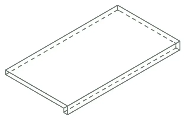 620070003305 Аура X2 Классик Пэппер Ступень Фронтальная 33x120 Italon