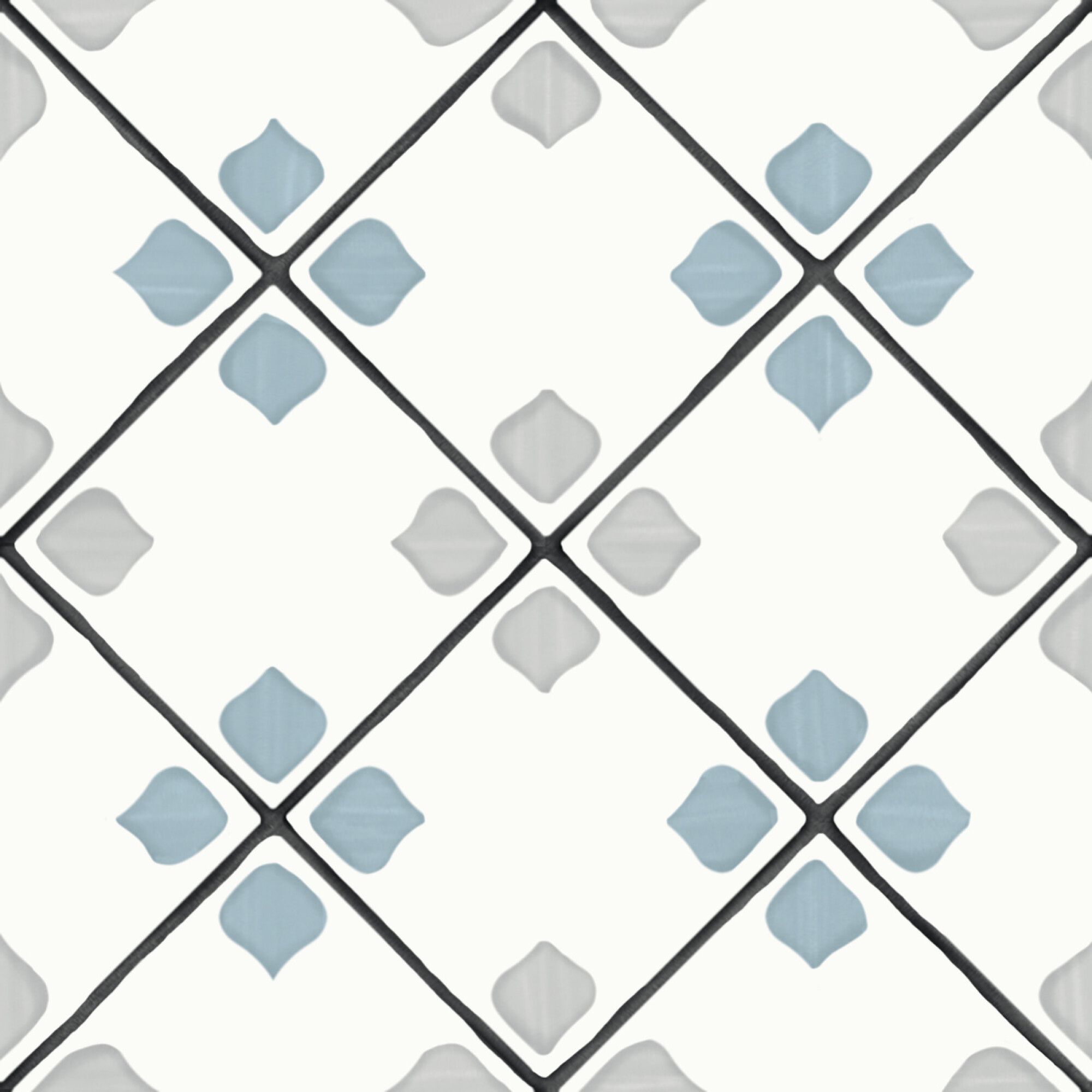 31083 Tanger Silver Rhomb 12.3x12.3 Harmony фото 6