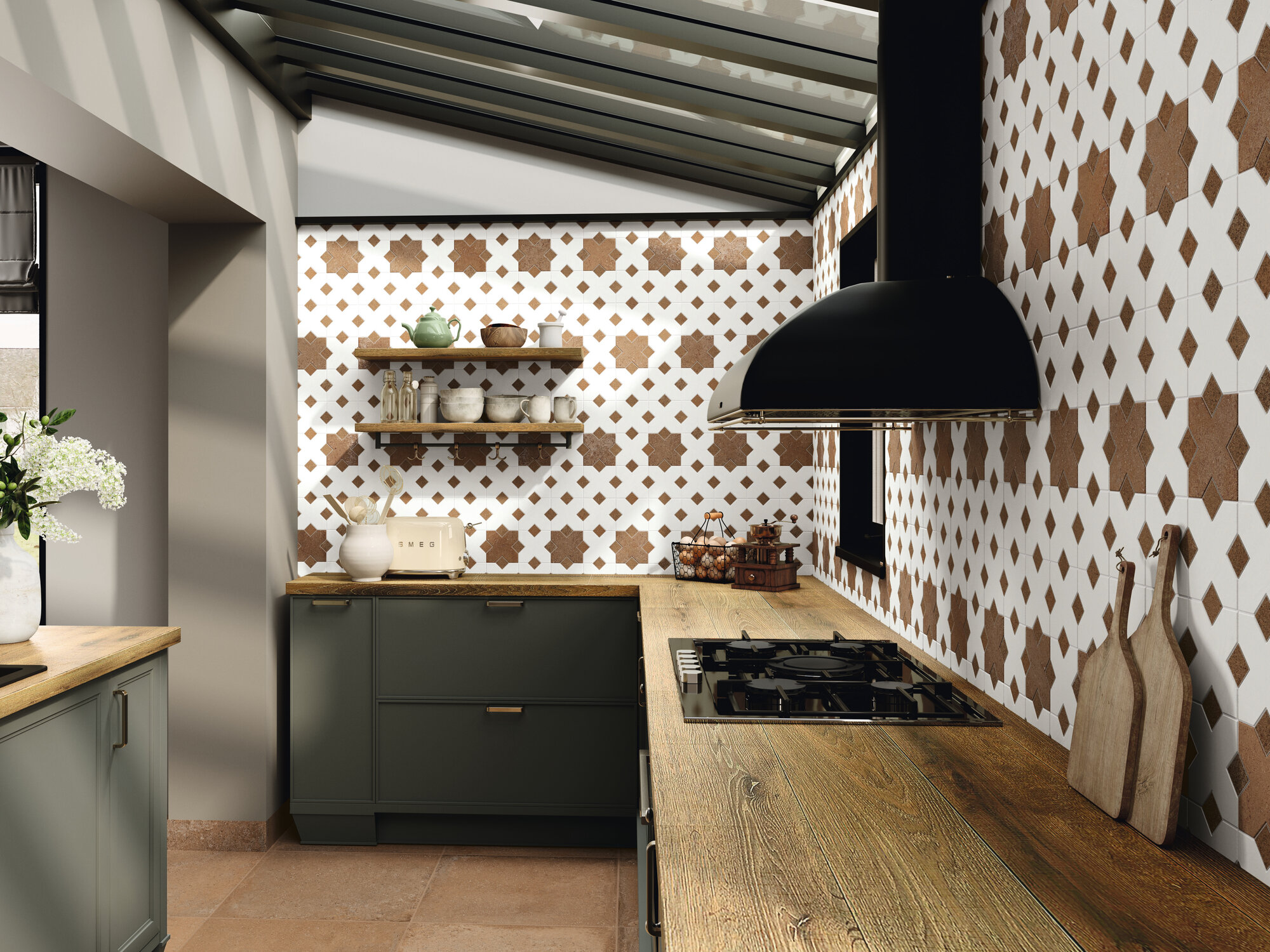 A042409 Palanzo Ecru Rect. 60x60 Ape Ceramica
