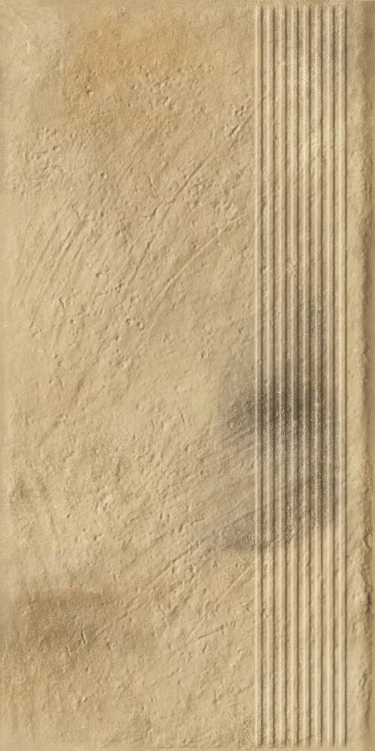Eremite Sand Stopnica Prosta Struktura Mat 30x60 Paradyz