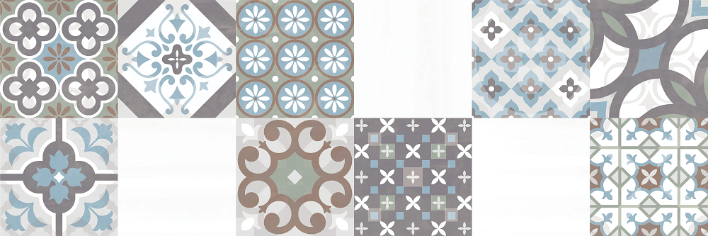 CHA26CMI Charme Cristal Cementina Mix 20х60 I.Tiles