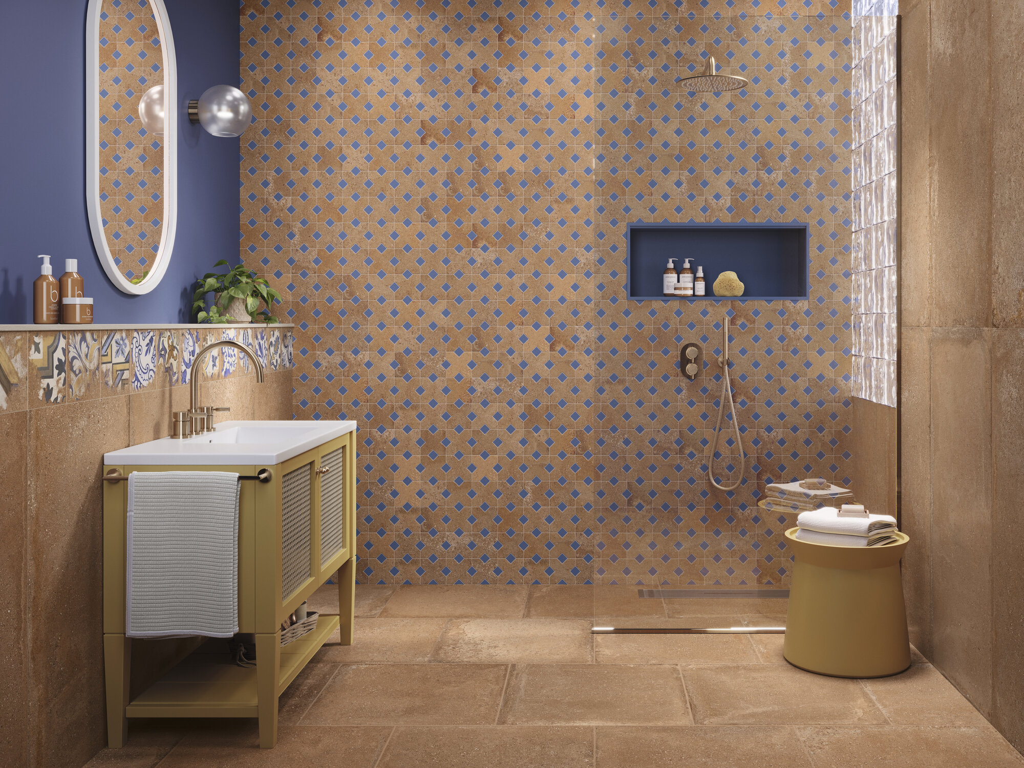 A042409 Palanzo Ecru Rect. 60x60 Ape Ceramica