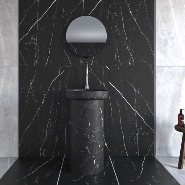 Black Burn Goldis Tile