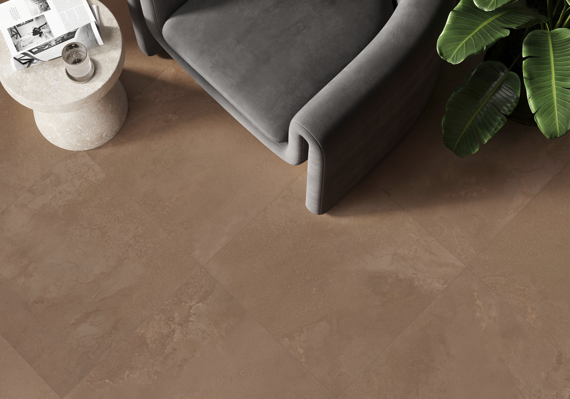 GFU6060TNG40R Tangerine матовый карвинг 600x600x9 Alma Ceramica (Уралкерамика) фото 11
