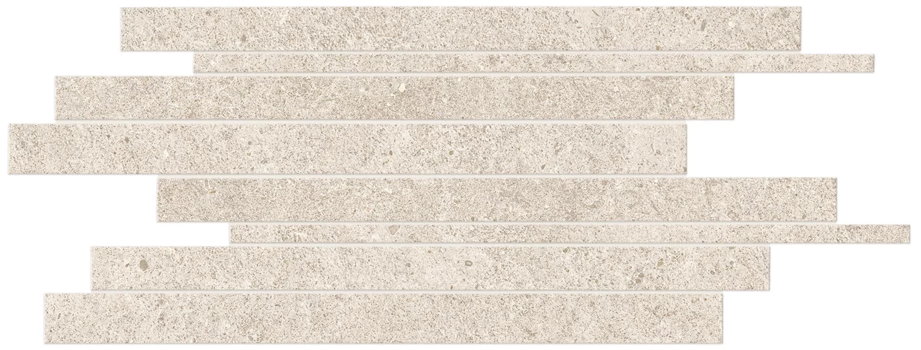 A7C3 Boost Stone White Mosaico Brick 30x60 Atlas Concorde