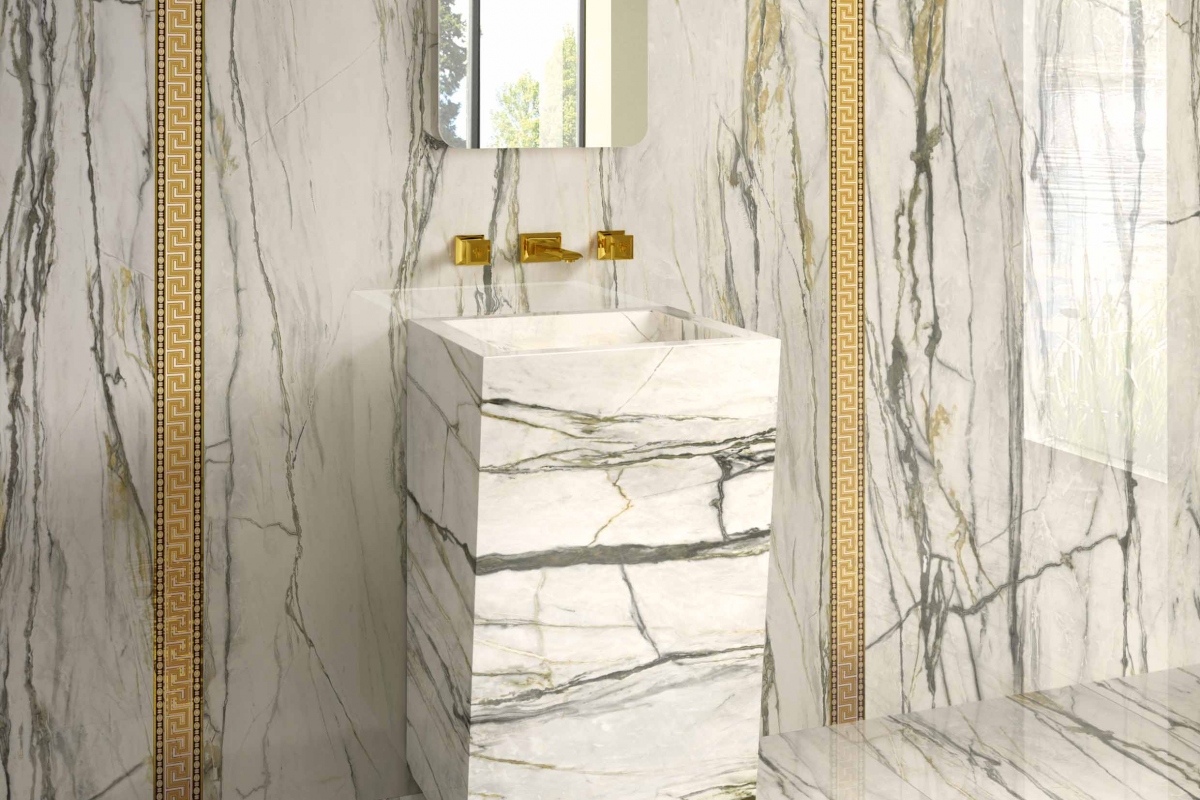 G67584 Black & Gold Lux R 60x120 Versace (Gardenia Orchidea) фото 19