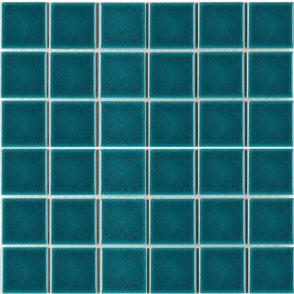 LWWB80081 Crackle Green Glossy 4.8x4.8 30.6х30.6х6 StarMosaic