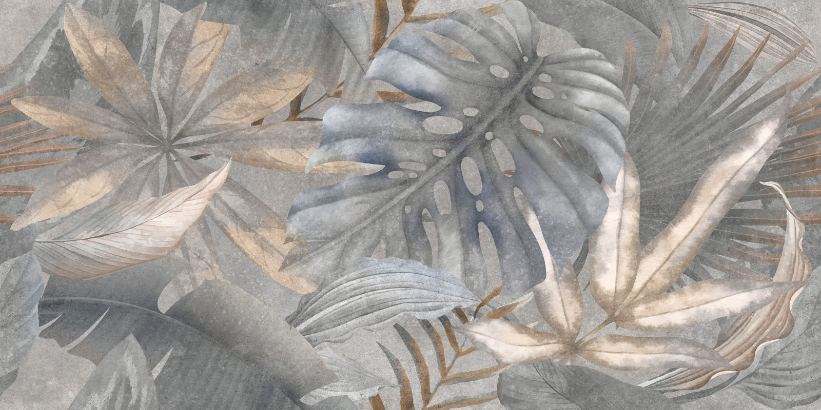 D120240G Bahamas Floristry Dark матовый граниль 600x1200x9.5 New Trend