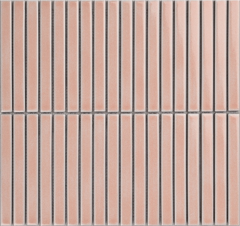 Y15FW42 Strip Розовый матовый 1.5х14.5 29.4х31.3 Porcelain mosaic