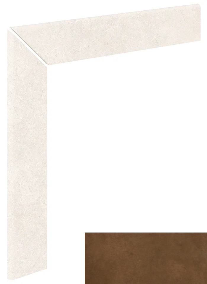 Zanquin Ingletado Recto Cosmos Corten R11 596х596х11 Exagres