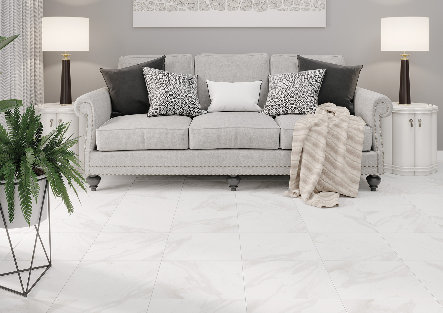 C-RSL052D Royal Stone А белый 29,7x60 Cersanit