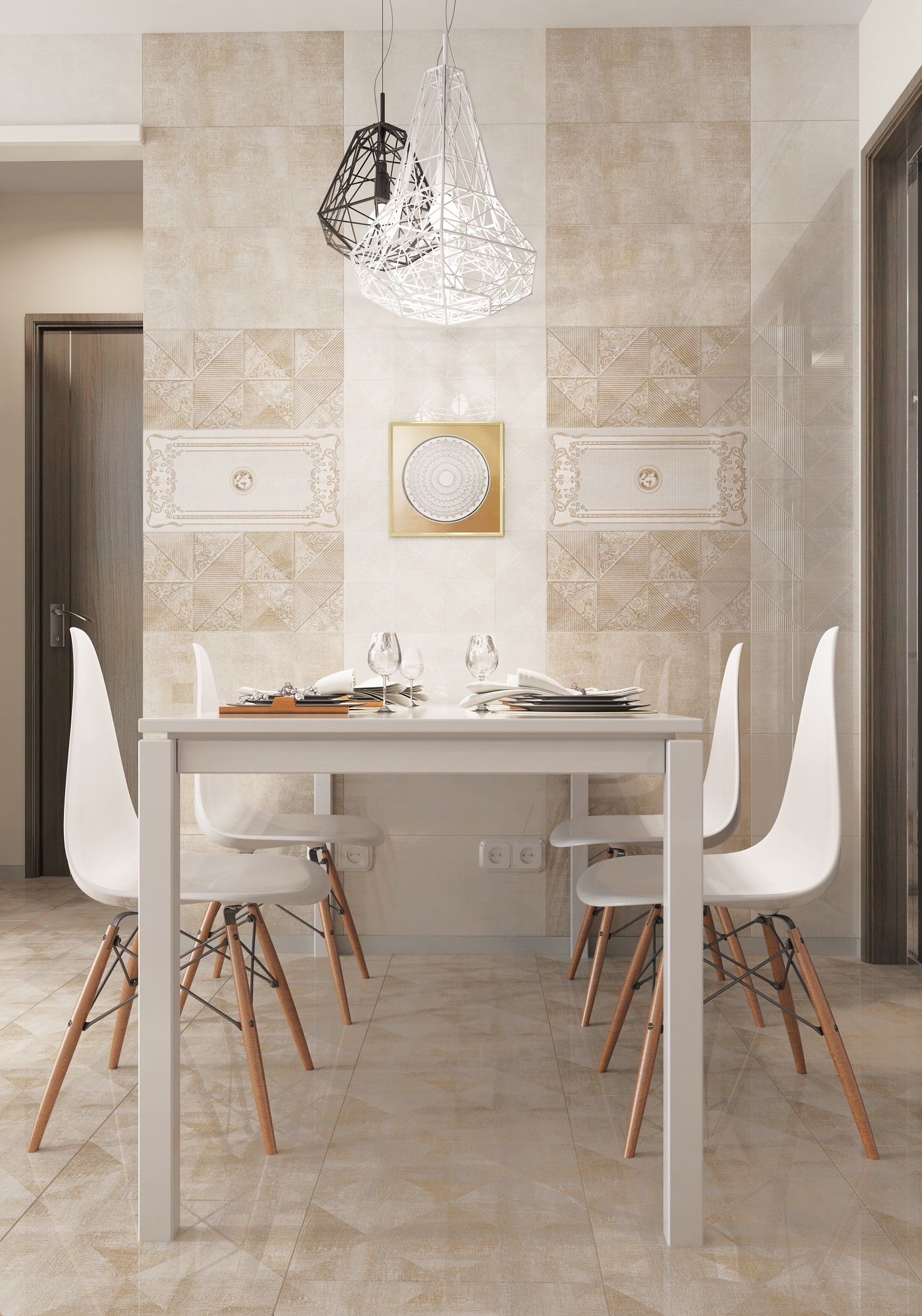 Астерия Коричневый Декор 2 30х60 Beryoza Ceramica