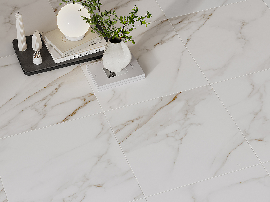 010400001264 Extra white белый PG 01 60х60 Gracia Ceramica