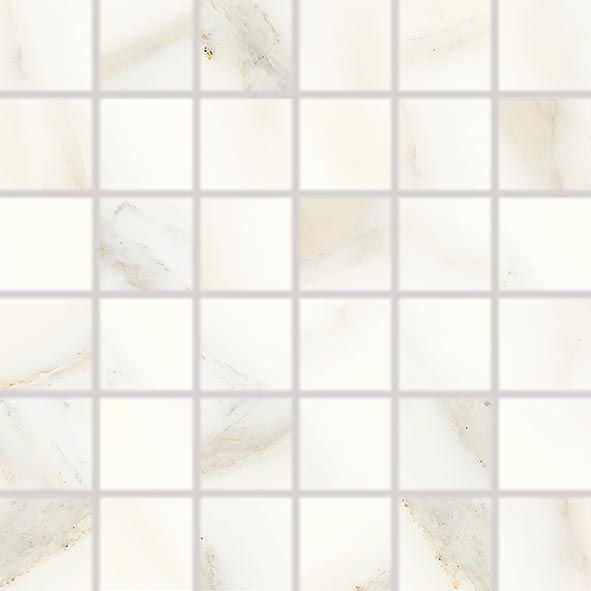 DDM06830 CAVA mosaic white matt R10 30x30 RAKO