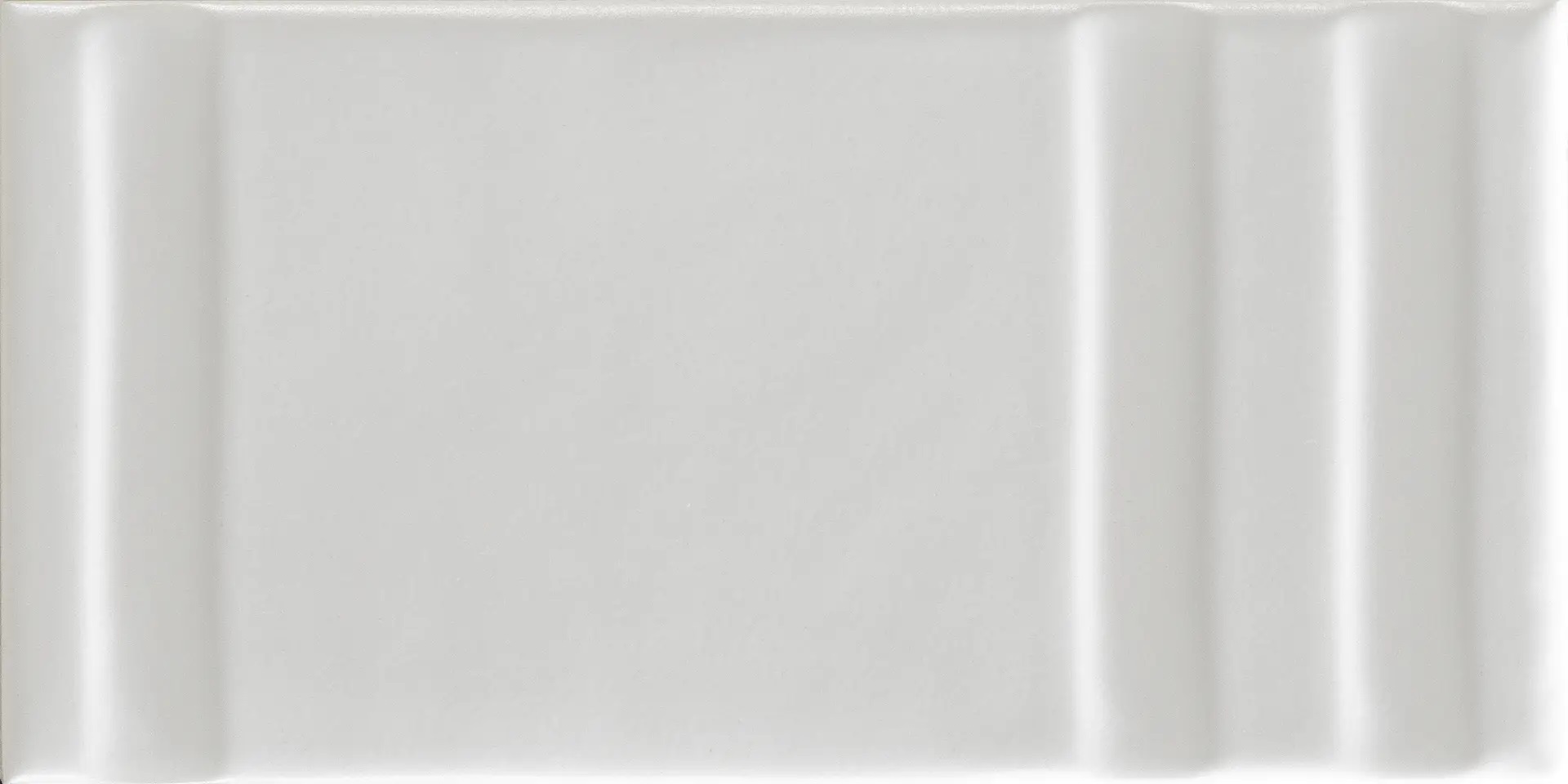 206010 Grooves White Matte Decoro 7,5x15 La Fabbrica Ceramiche