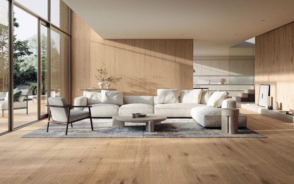 AX2A Log 3D Pleat Moon Oak Matt 50x120 Atlas Concorde