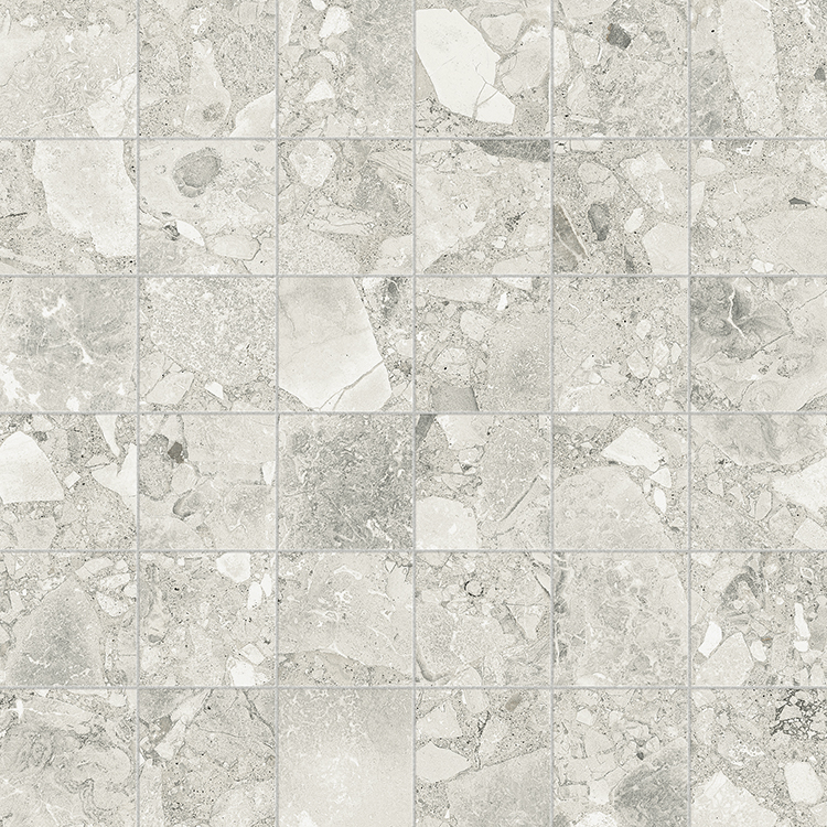 610110001097 White Mosaico 30x30 ColiseumGres