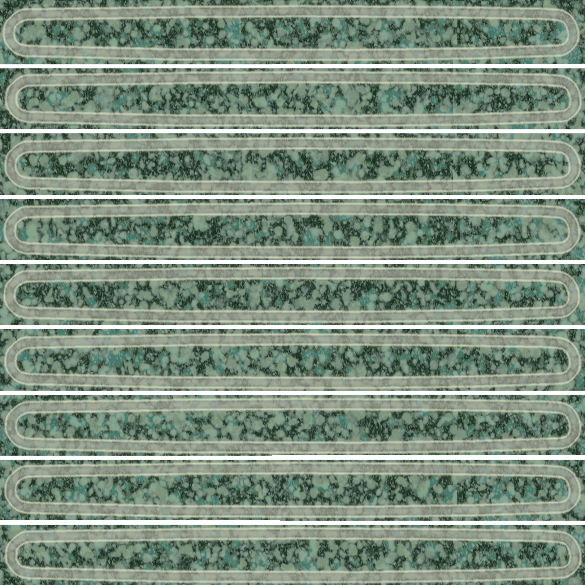 KMD2SOB006BN Декор чипсет Далия зелёный глянцевый 20x20x0,95 Kerama Marazzi