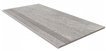 TN01 Ступень Grey неполированная с насечками 30x60 Estima