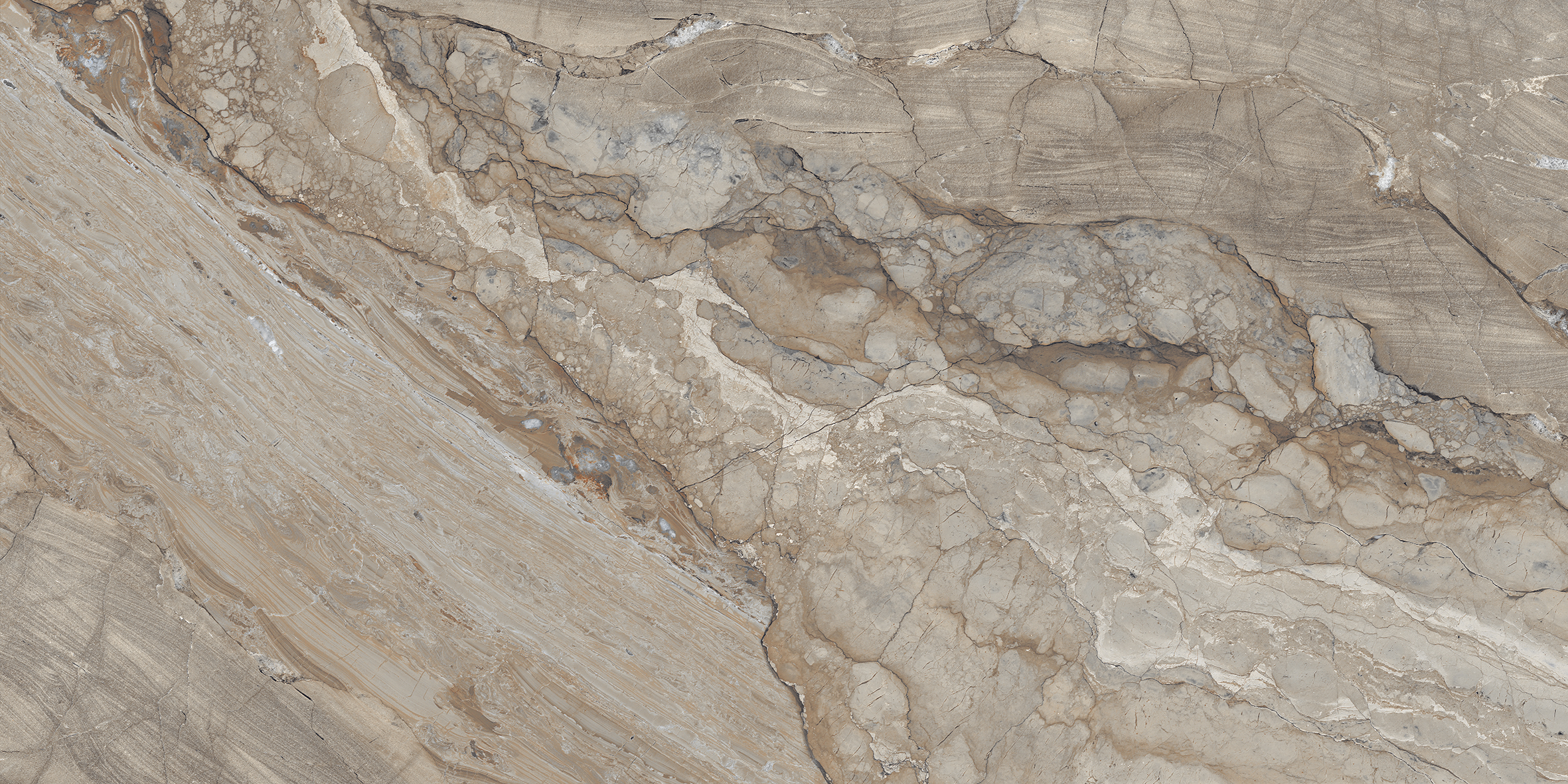 NTT99509P Gravel Natural 60x120 NT Ceramic