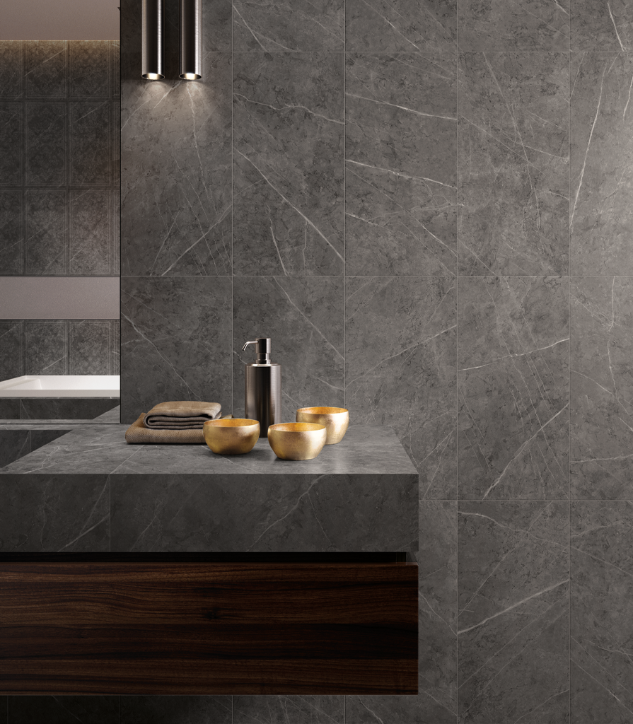 620070000634 Charme Evo Statuario Scalino Angolare Sinistro 33x60 Italon