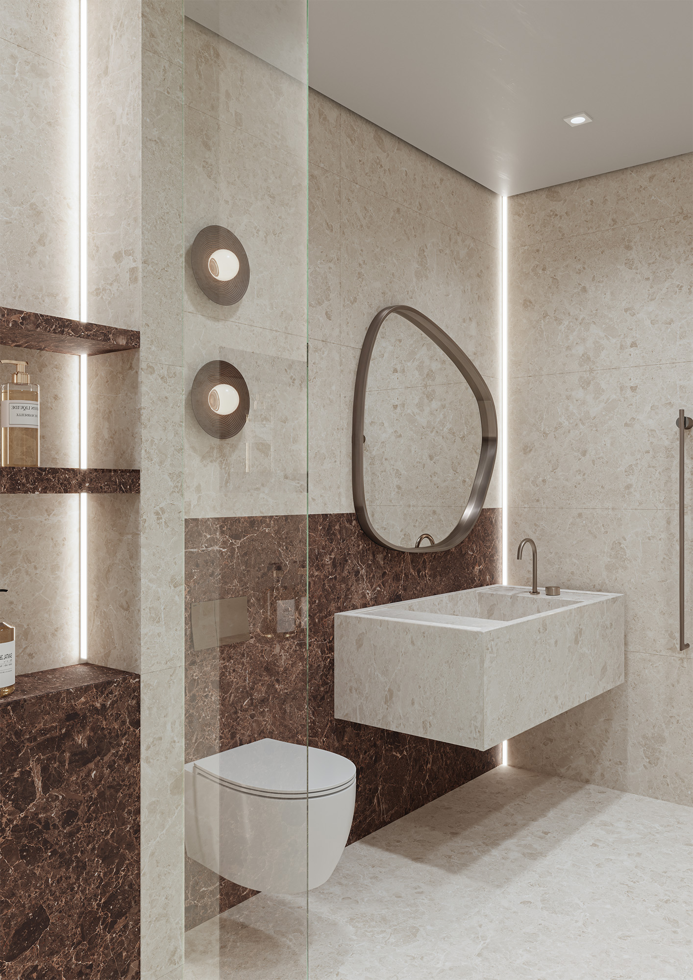 Neo Emperador Bianco Decor Satin 60x120 Staro фото 27
