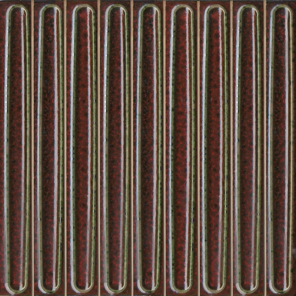 KMD2SOB003BN Декор чипсет Далия красный тёмный глянцевый 20x20x0,95 Kerama Marazzi