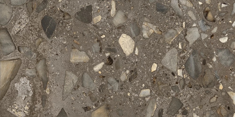 LMS620L I Ciottoli Sassi Antracite Levigato-Matt 60,4x120,8 Fioranesе