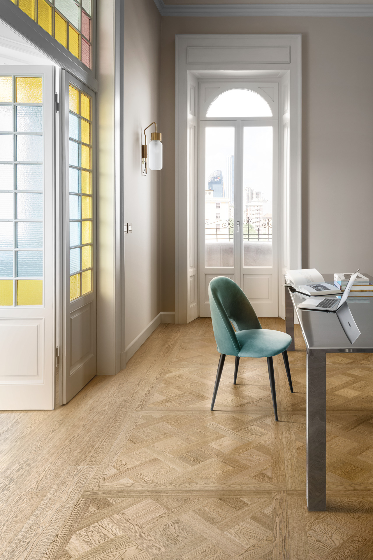 MEK5 Intrecci Versailles Nocciola Rt 120x120 MARAZZI Italy