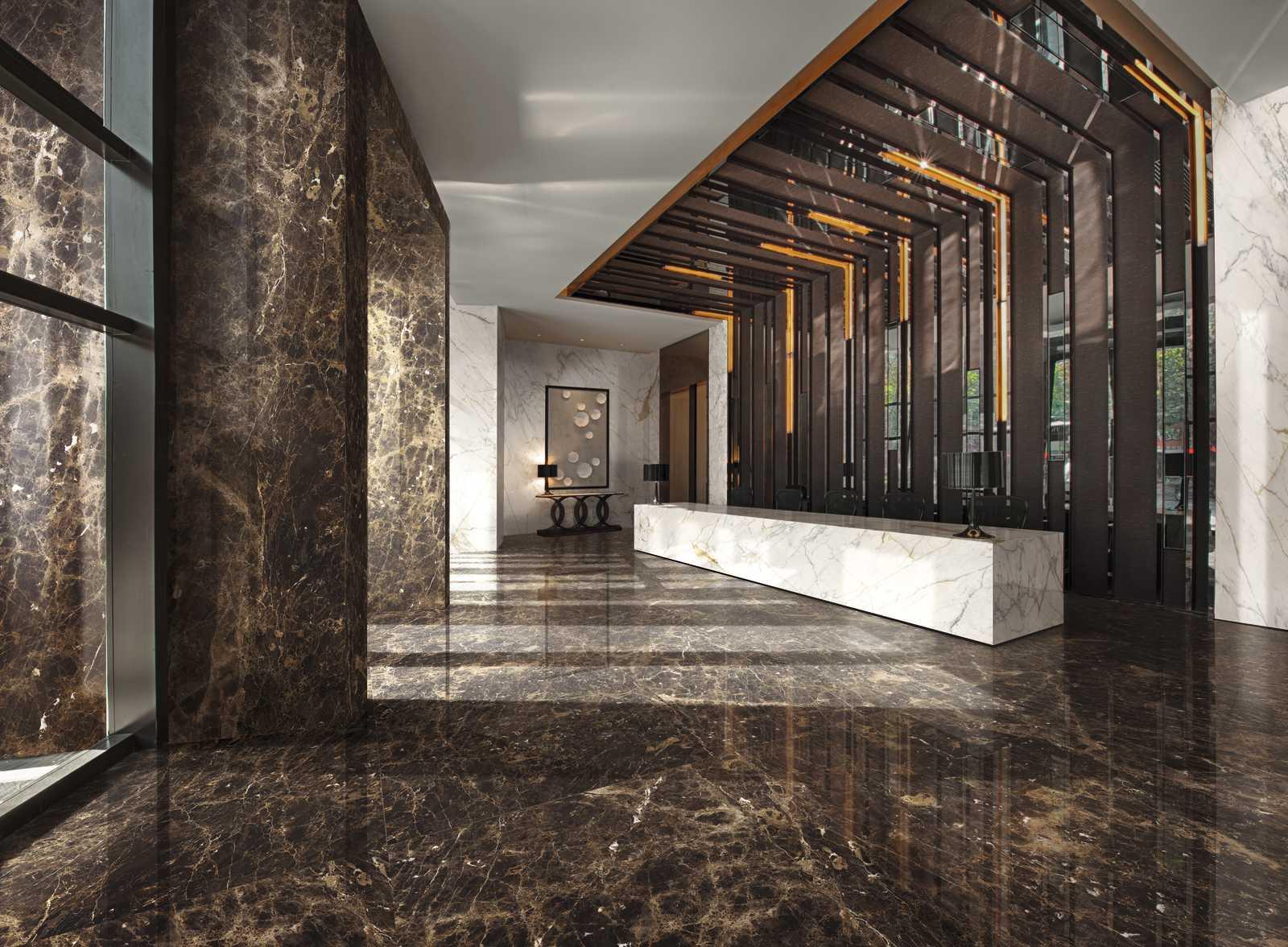 R6RL Maiora Marble Effect Calacatta Oro Glossy Rett 120x240 Ragno Marazzi