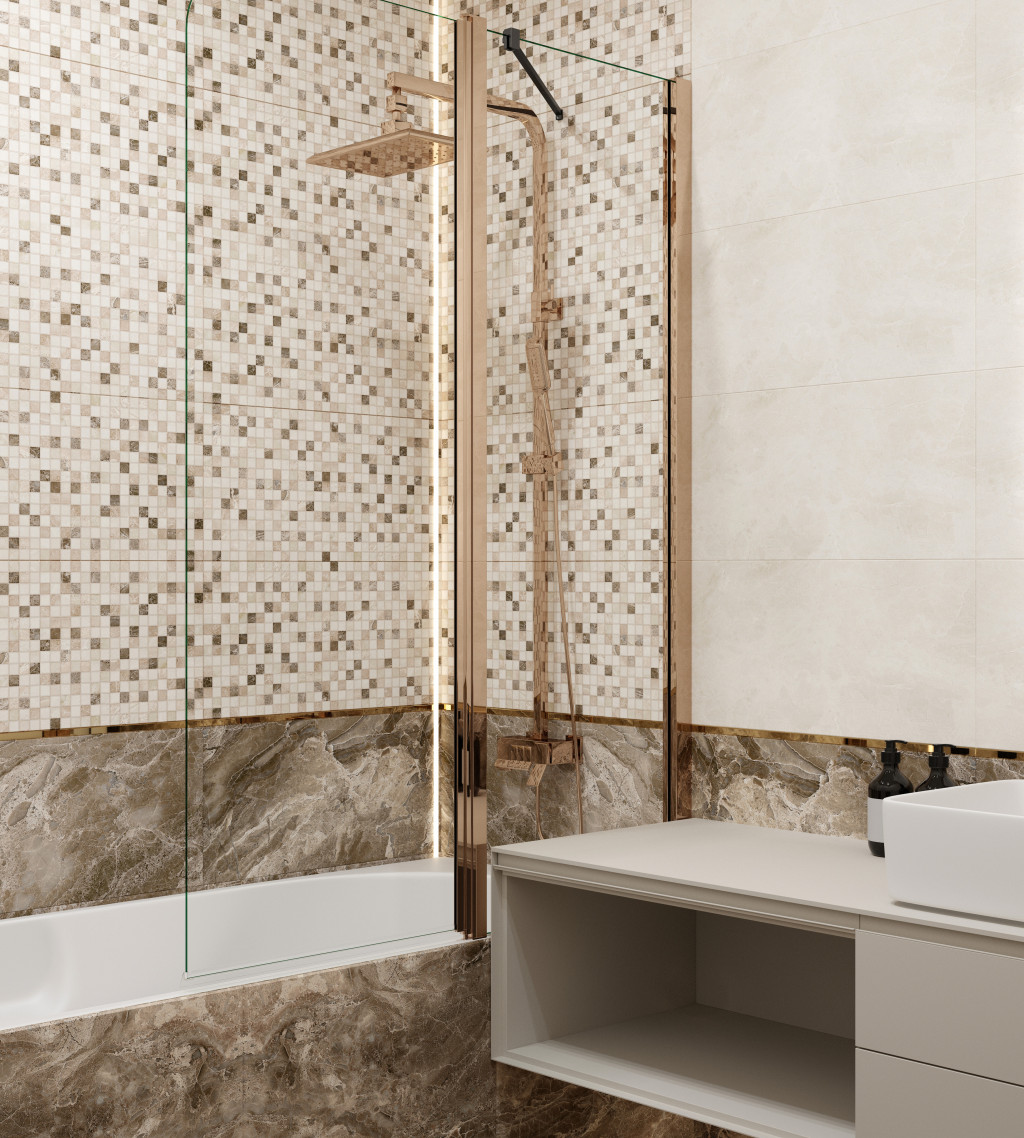 281 Бордюр Hermitage 8.5x30 Eurotile Ceramica фото 5