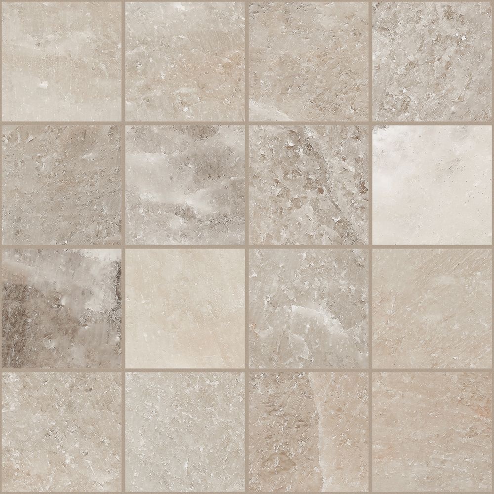 766775 Rock Salt Danish Smoke Nat Mosaico 7.5x7.5 6mm 30x30 Cerim
